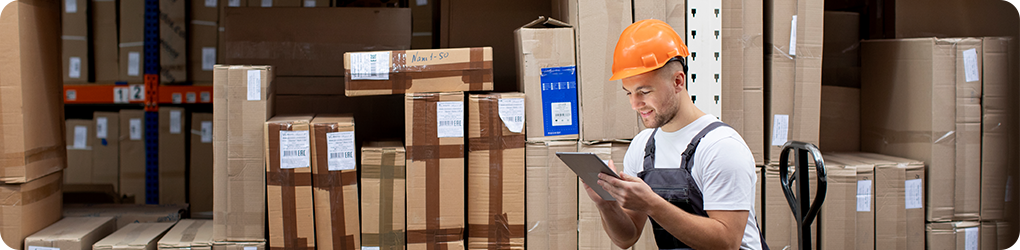 Orazek przedstawia pracownika korzystającego z wdrożonego systemu SFA